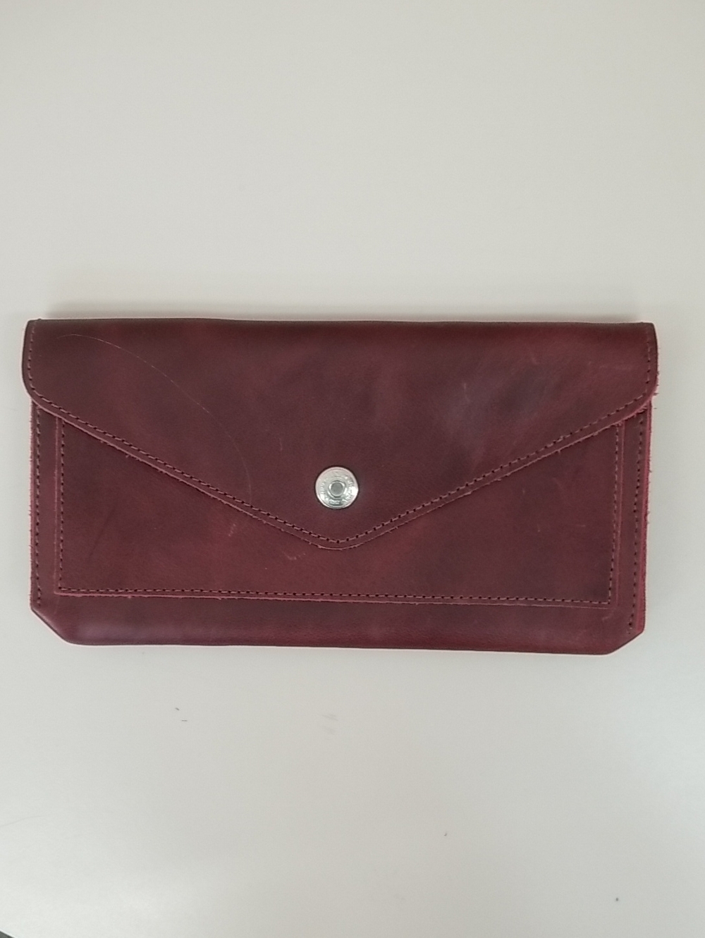 Envelope Wallet Clutch in Deep Wine